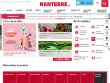 Tablet Screenshot of nanterre.fr